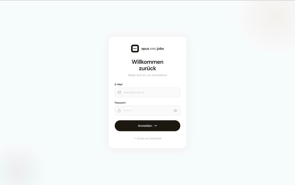 OpusCrew Plattform